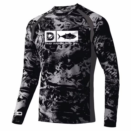 Aibort personnalisé léger Australie hommes Performance chemises de pêche impression par sublimation mode maillot de pêche