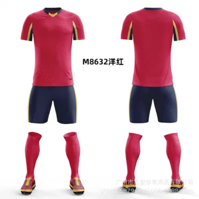 Vêtements de football personnalisés personnalisés pour hommes, uniformes de football imprimés entièrement sublimés