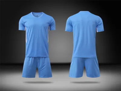 Uniformes de Football bleus pour hommes, tailles pour enfants, 2022