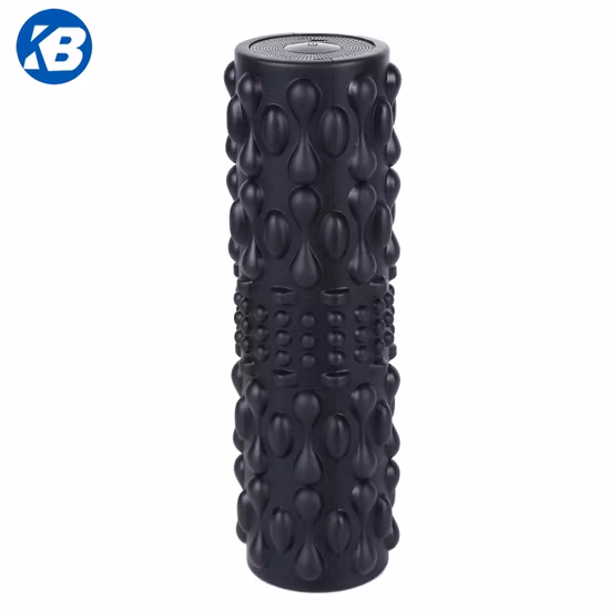 Boule de crosse en silicone de qualité alimentaire avec logo personnalisé, thérapie de yoga, boule à roulettes d'auto-massage