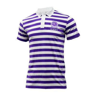 Healong vêtements de sport de mode vêtements polo conception rayure polo personnalisé t-shirt